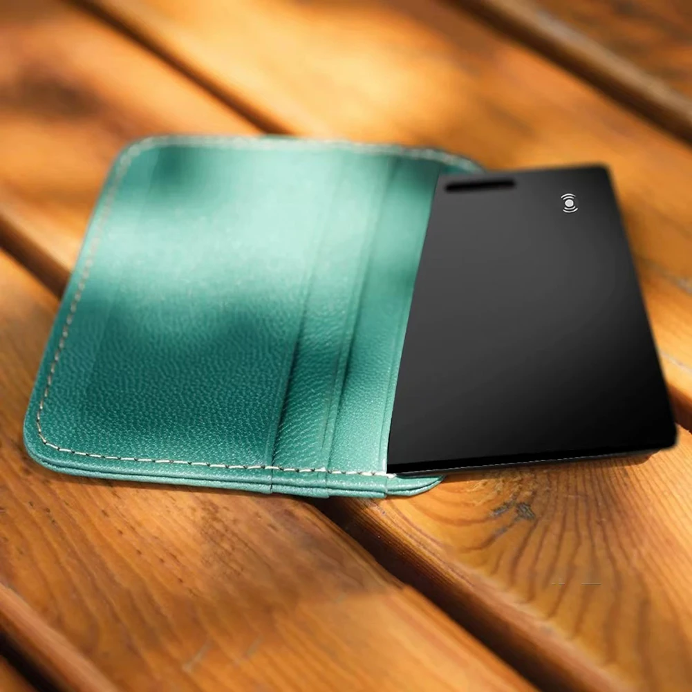 Тонкий умный Bluetooth-совместимый отслеживание работает для Apple Find My App IP68, водонепроницаемый локатор предметов для багажной бирки, кошелька, паспорта