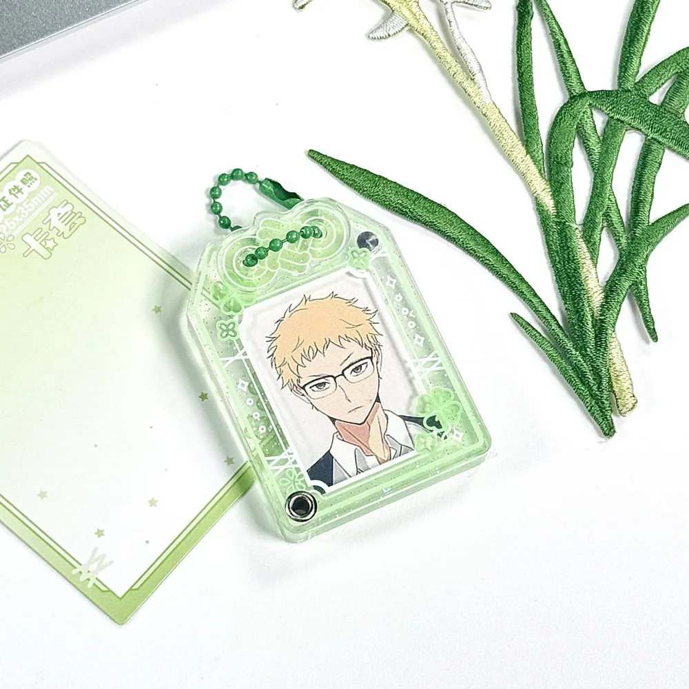 軽量ポータブルカードスリーブアクリル 1 インチフォトペンダント多用途証明書スリーブ