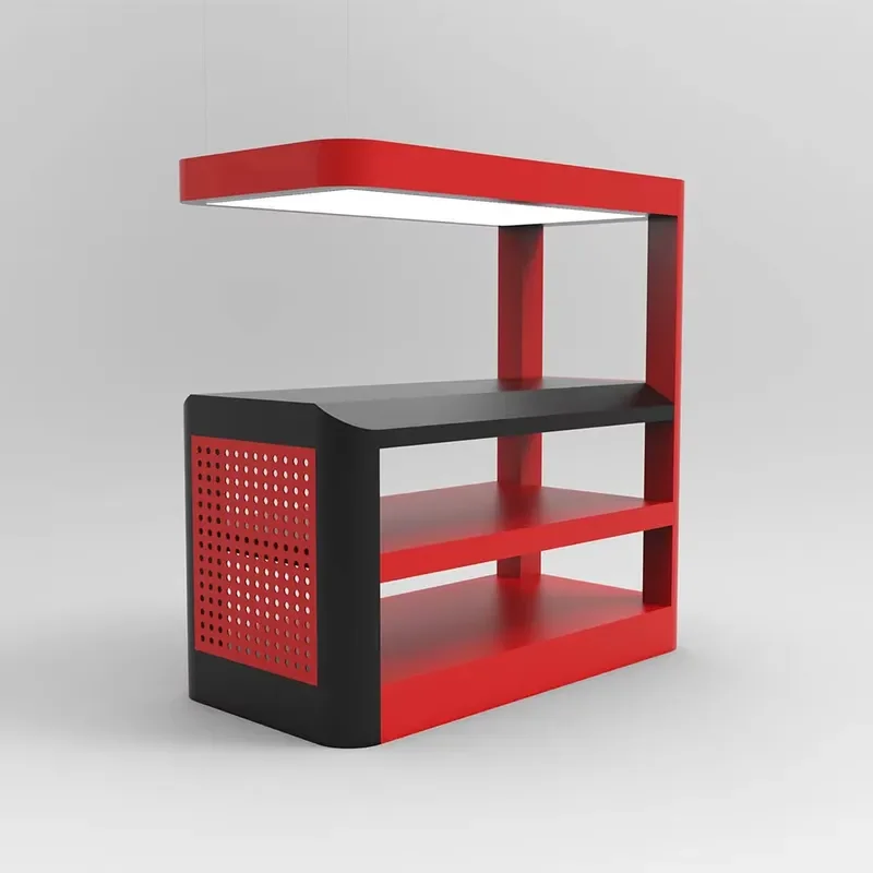 Supermarket Shop Shelving Hardware Retail Store Tools Metal Display Stand Racks Hardware Display Stands