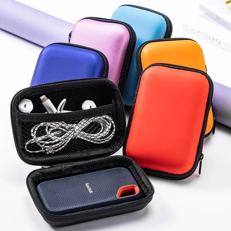 Sundries Travel Storage Bag Charging Case for Earphone Package Zipper Bag Portable Travel Cable Organizer Electronics Storage