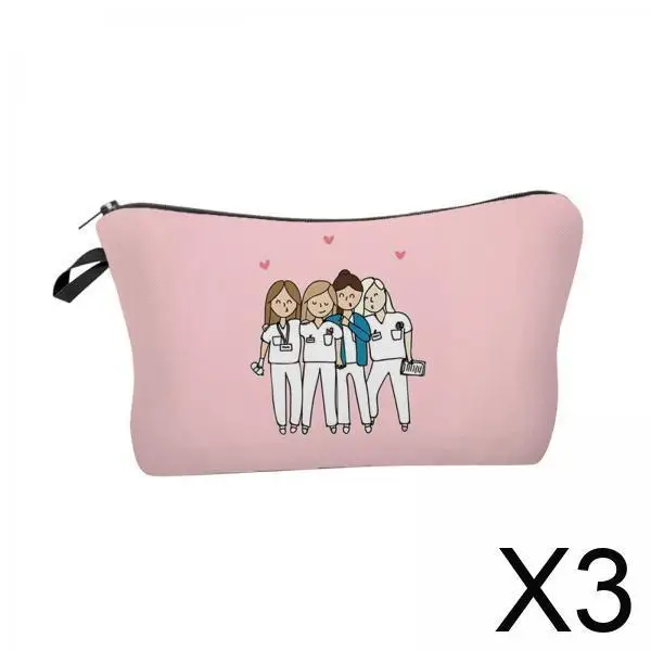 

Косметичка для женщин, большая вместительная сумка для хранения туалетных принадлежностей, гладкая молния, профессиональный органайзер для макияжа, дорожный органайзер