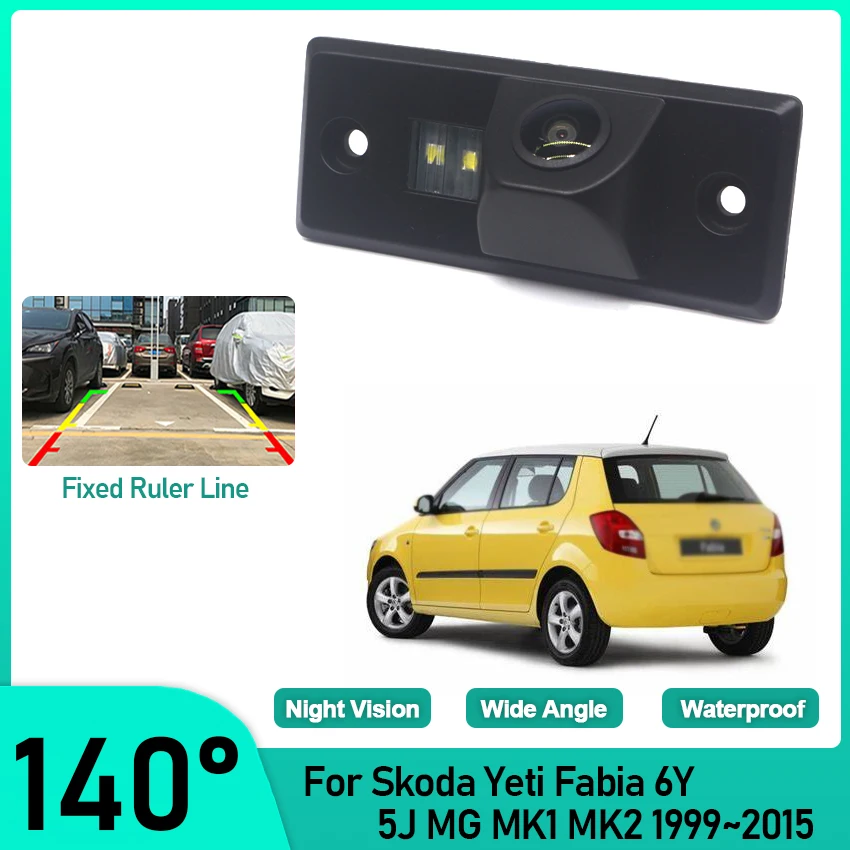 

Car Camera Reversing Reverse Camera rear view camera HD CCD Night Vision Waterproof For Skoda Yeti Fabia 6Y 5J MG MK1 MK2