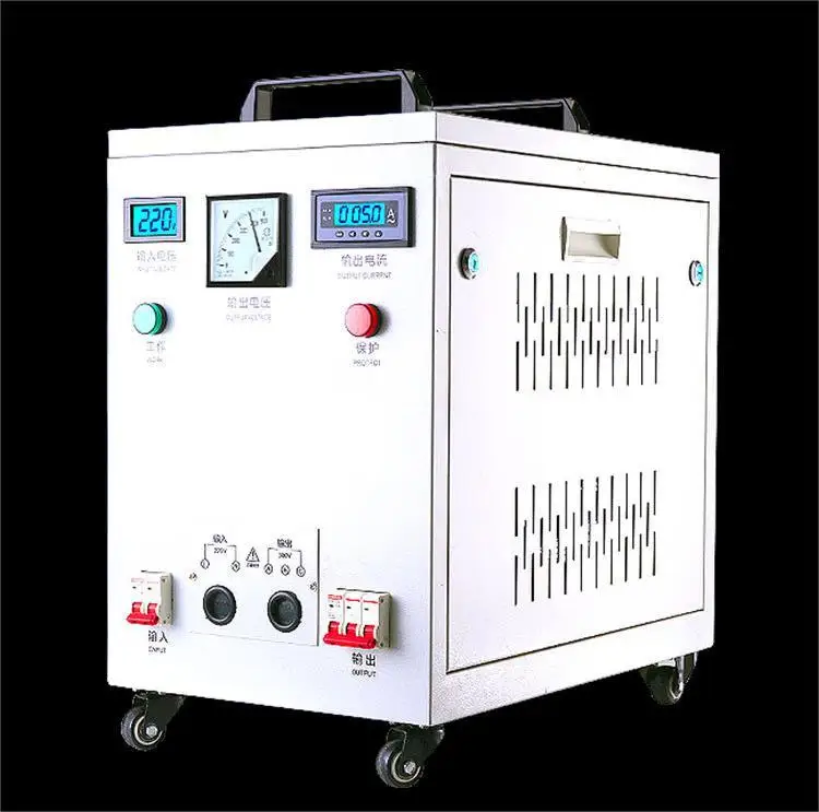 محول المرحلة 30kva مرحلة واحدة 220 فولت إلى 3 مراحل 380 فولت 440 فولت مع أسلاك محايدة محول جهد كهربي محول