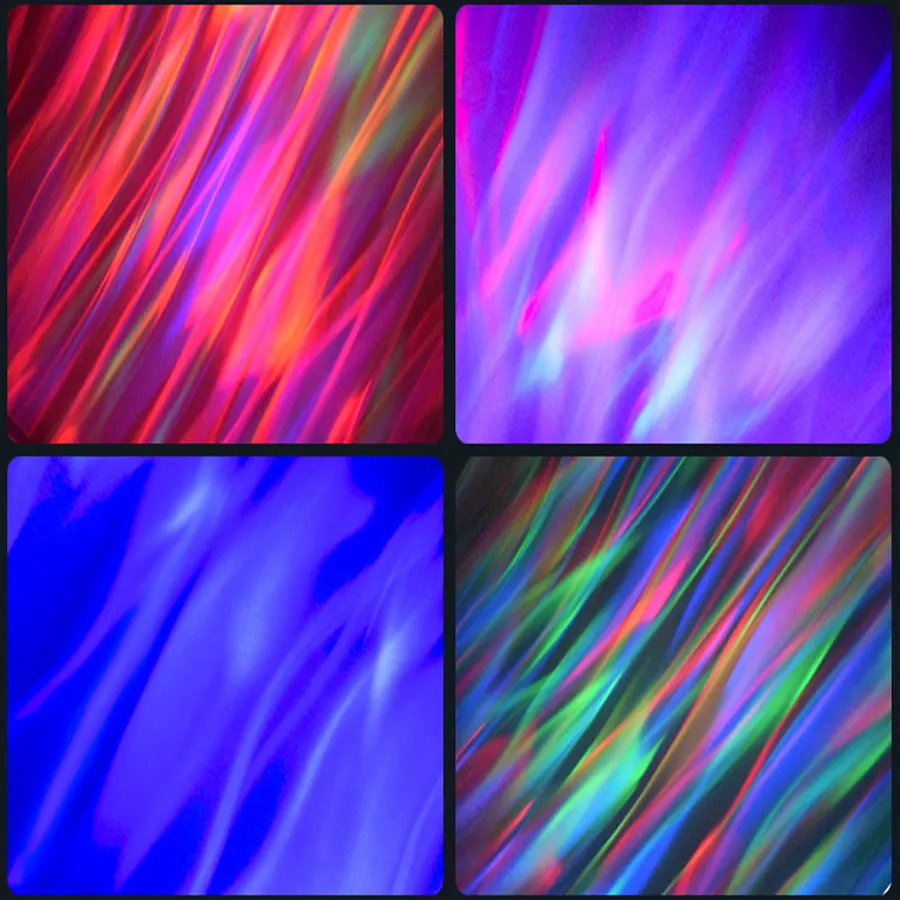 RGBW LED Northern Lights Starry Sky Projection Light Night Dreamy DJ Disco 18 Color Party Gift Christmas Atmosphere Lamp YFY10
