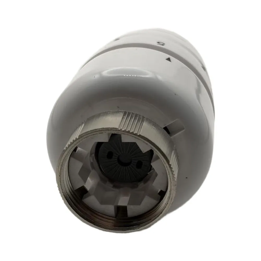 M30x1.5 Thermostatic Radiator Valve Head For Underfloor Heating,5-Level Temp= Control With Anti-Freeze Protection For Home Water