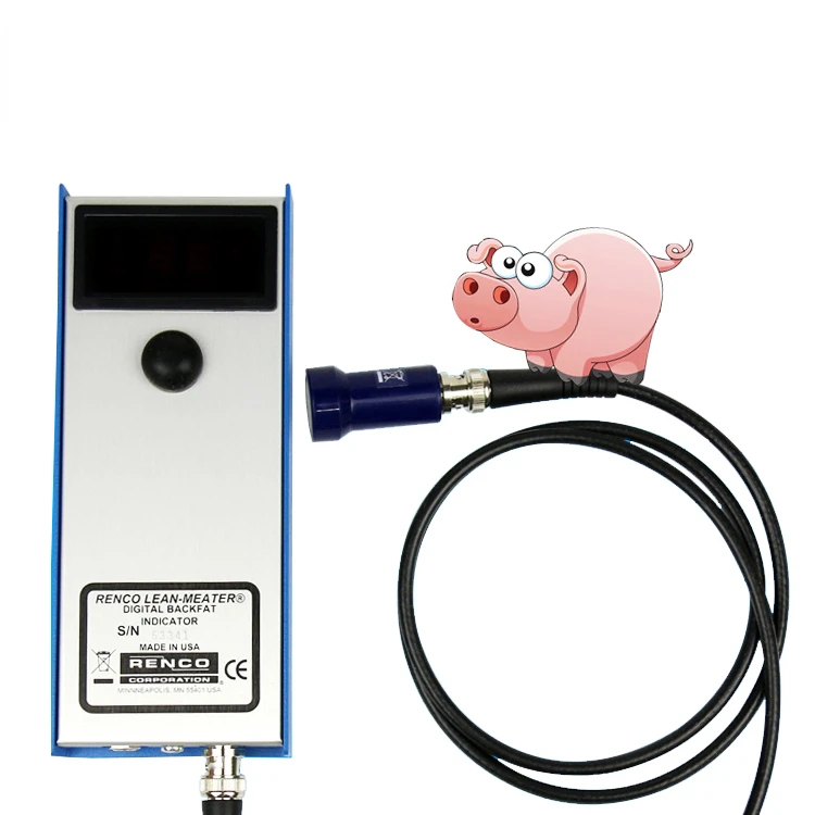 Sow back fat thickness measuring instrument Portable veterinary back fat thickness measuring instrument