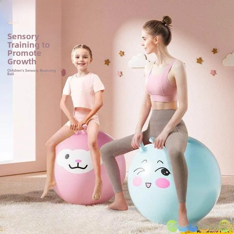 palla-da-yoga-in-pelle-di-agnello-ispessita-con-maniglia-per-l'allenamento-sensoriale-dei-bambini-e-l'esercizio-dell'equilibrio-per-adulti-palla-per-l'educazione-precoce