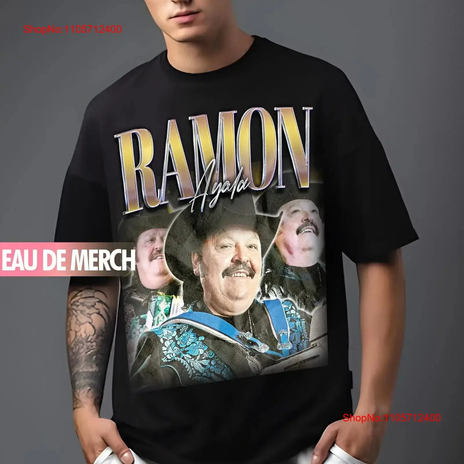 RAMON AYALA TEES Vintage T Shirt 90s Tribute Merch Retro Fans vintage Washed fashion Casual Breathable Soft streetwear