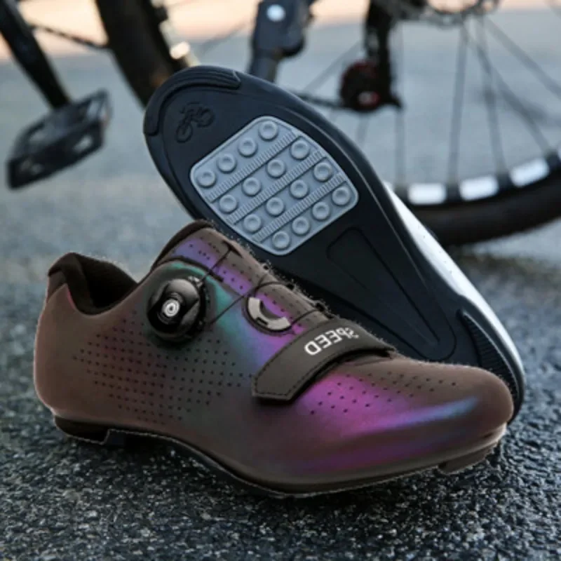 Men Non Locking Mountain Bike Shoes Without Cleats Road Bicycle Rb Speed Non Cleat Cycling Shoes Sneaker Flat Pedal Mtb Women