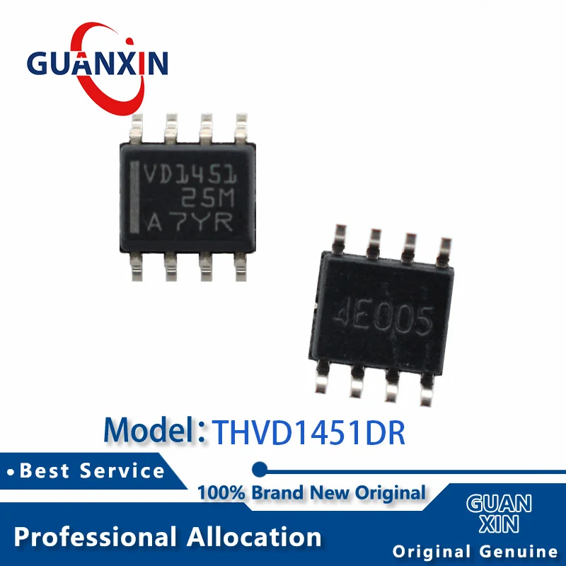

100% New electronics THVD1451DR THVD1451D SOIC-8 Marking VD1451 THVD1451