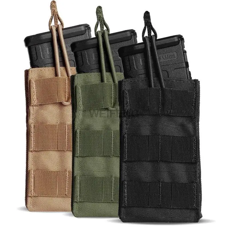 

Tactical Molle Magazine Pouch 7.62/5.56mm Single Rifle Mag Pouch M4 AR15 AK M6 Mag Holster Hunting Accessories