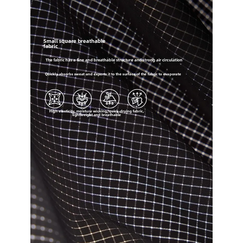Men's  Running Fitness Sports Top Breathable Grid-Tech Performance Tee: Quick-Dry, Moisture-Wicking & Water-Repellent Unisex
