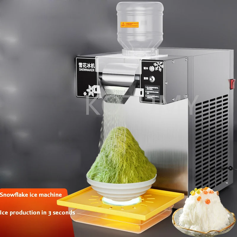 Mini Snow Ice Maker Shaver Machine Europe Snowflake Ice Machine Korea Bingsu Machine Snowflake Ice Shaving Machine