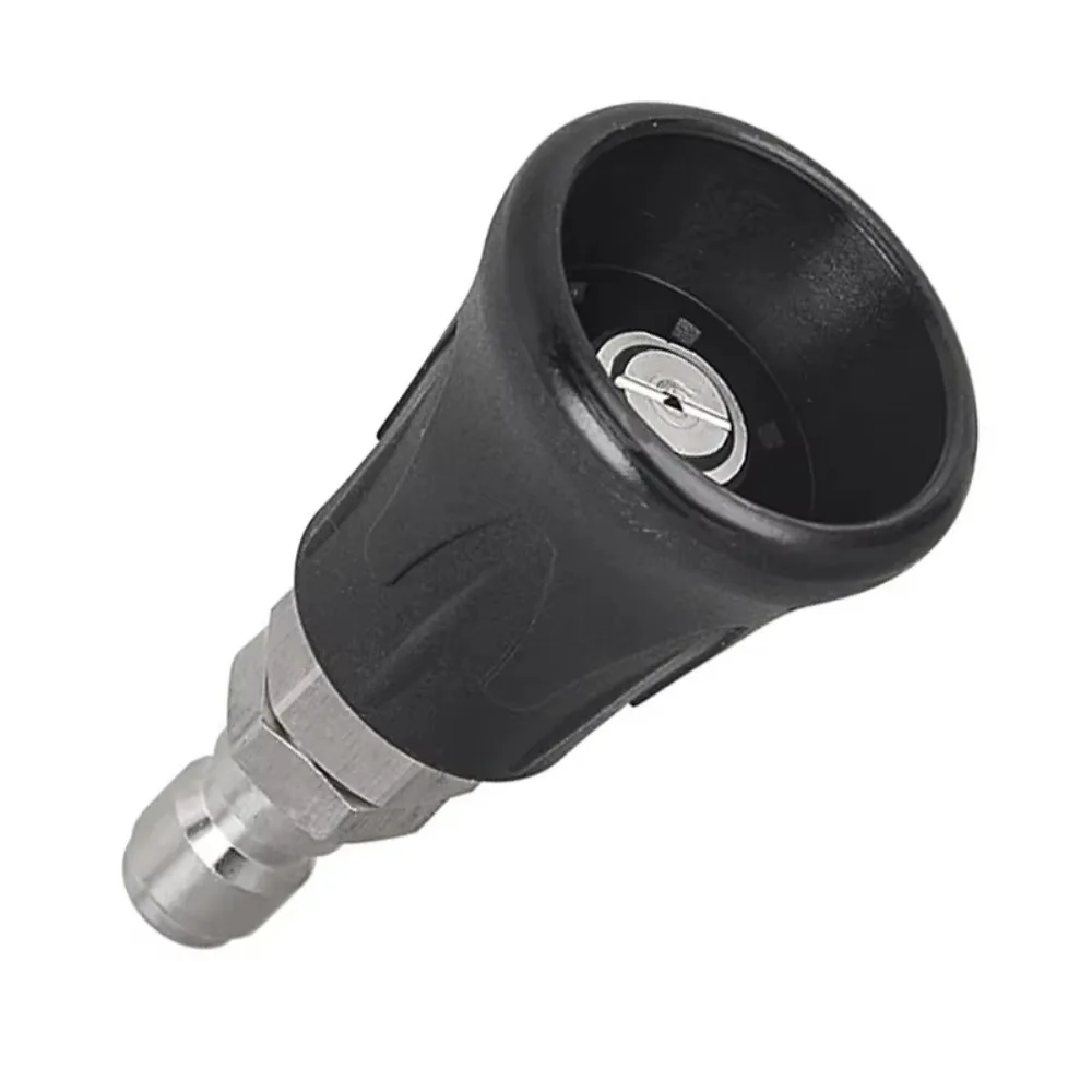 Practical 1/4” Washer Nozzle High Pressure Stainless Steel Washing Spray Nozzle Washer Tips For Car