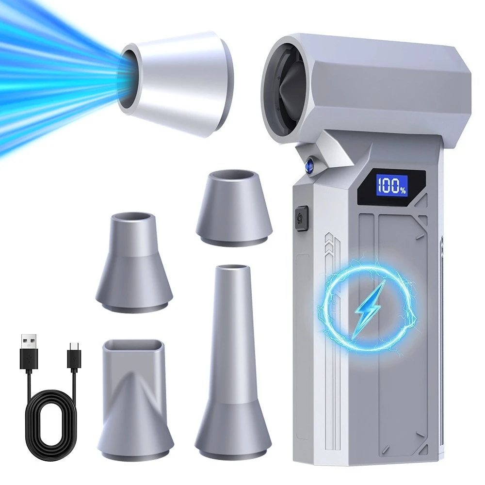 Turbo fan high-speed dust blower handheld portable 2026 new handheld fan blower multi-gear control metal material