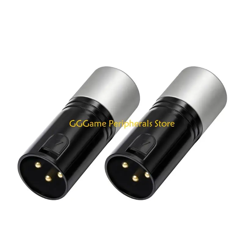 U55B Metal DMX512 Terminators Plug 2 Piece for Lighting Line End Use