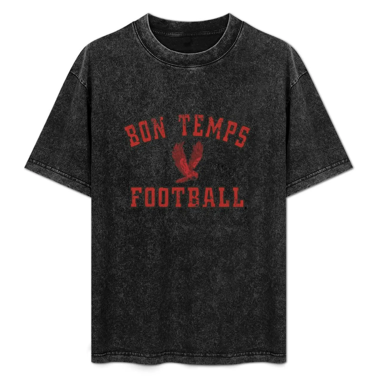 Bon Temps Football Vintage T-Shirt luxury designer street wear designer shirts blacks plain t shirts men