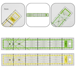 Linijka do szycia szablony do szycia patchworkowe narzędzia do domu DIY do cięcia odzieży pikowana rękodzieło krawieckie dostarcza akryl 30x5x0,3 cm