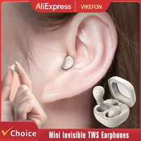 Mini Invisible Headphones TWS Bluetooth 5.3 Earphones Wireless Heasets HIFI Stereo Noise Reduction Earbuds For iphone Xiaomi
