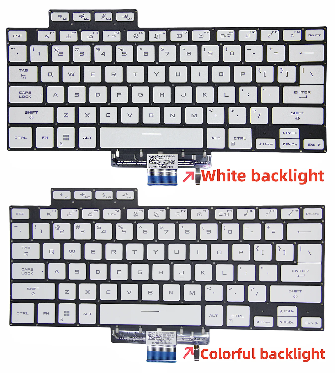 

100%New US Keyboard for ASUS Zephyrus ROG 16 G16 GA503 15 GU603 GU603H English Laptop Keyboard