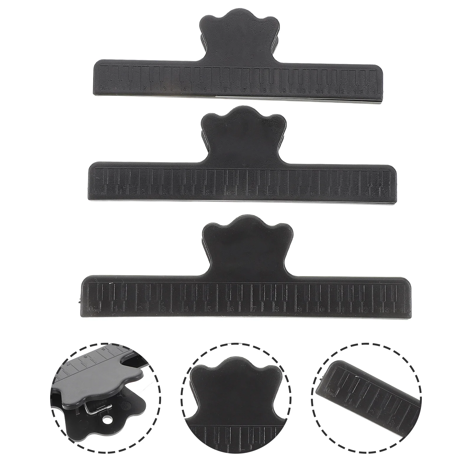 

3Pcs Music Book Clip Plastic Sheet Music Holder for Piano Students Instrument Players Score Page Clamp Trombone Score Clip