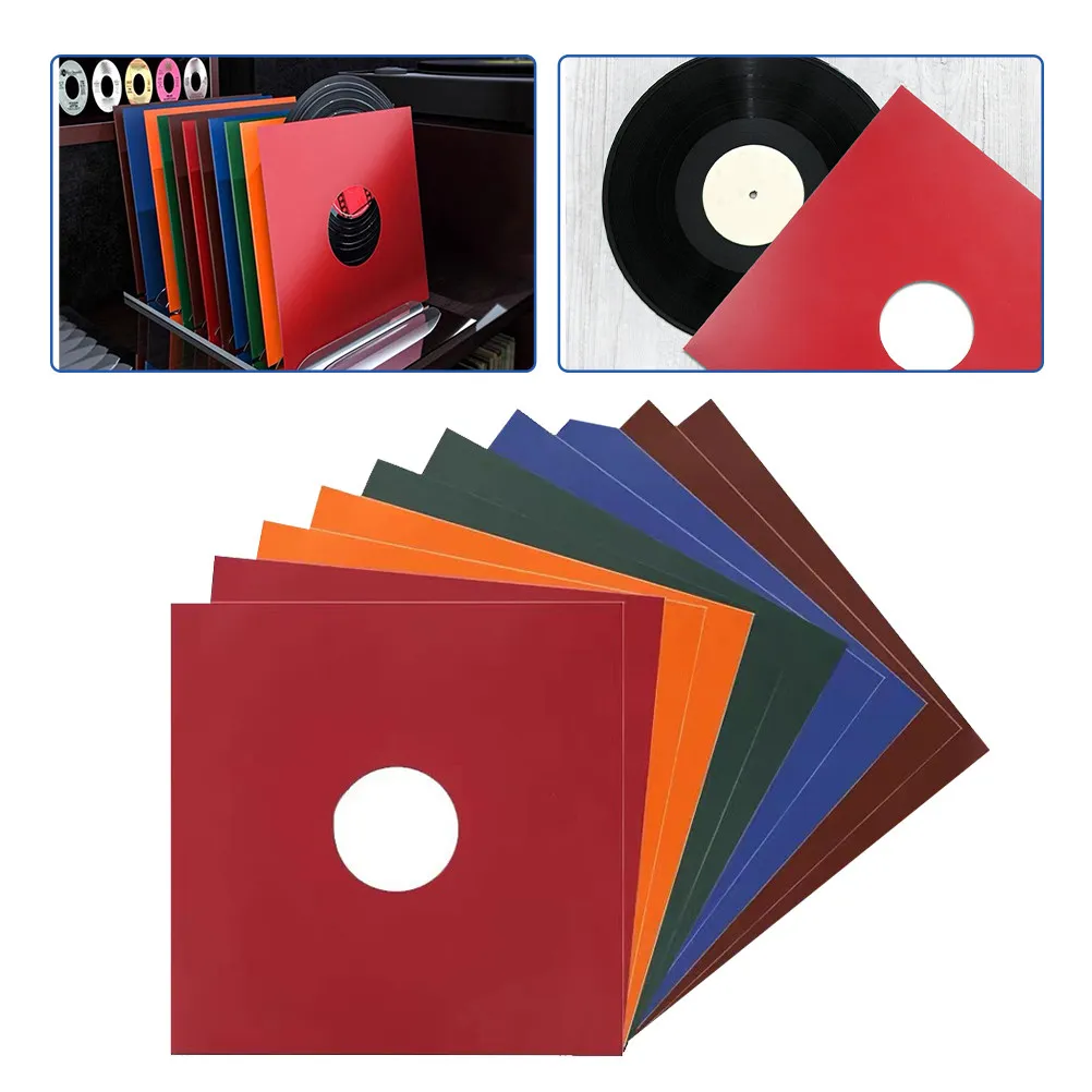 

5Pcs Vinyl Record Protective Sleeves Premium Polypropylene Dustproof Anti-Fingerprint Outer Sleeves for Album Storage and