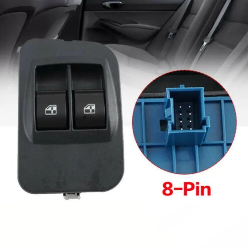 مفتاح نافذة السيارة الكهربائية يتحكم 8 دبوس مع الإطار 73546127 6490G8 لسيتروين نيمو بيجو بيبر زر النافذة الإلكترونية