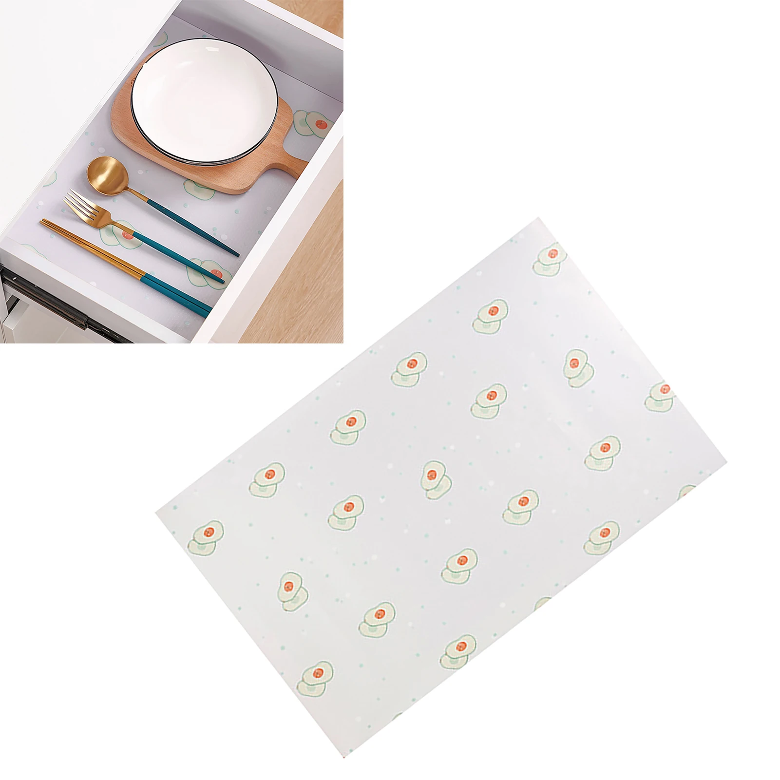 

Refrigerator Liner Multipurpose Dustproof Waterproof Oilproof Cute Print Cupboard Mat For Drawer Wardrobe Shoe Cabinet Kitchen