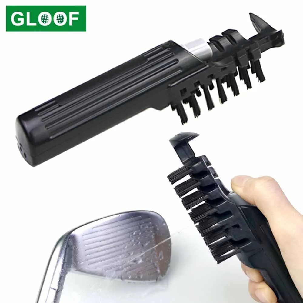 Golf Club Spray Brush with Detachable Spray Bottle Water Brushes, 2-in-1 Golf Brush Groove Cleaner Kit, Durable Cleaning Tool