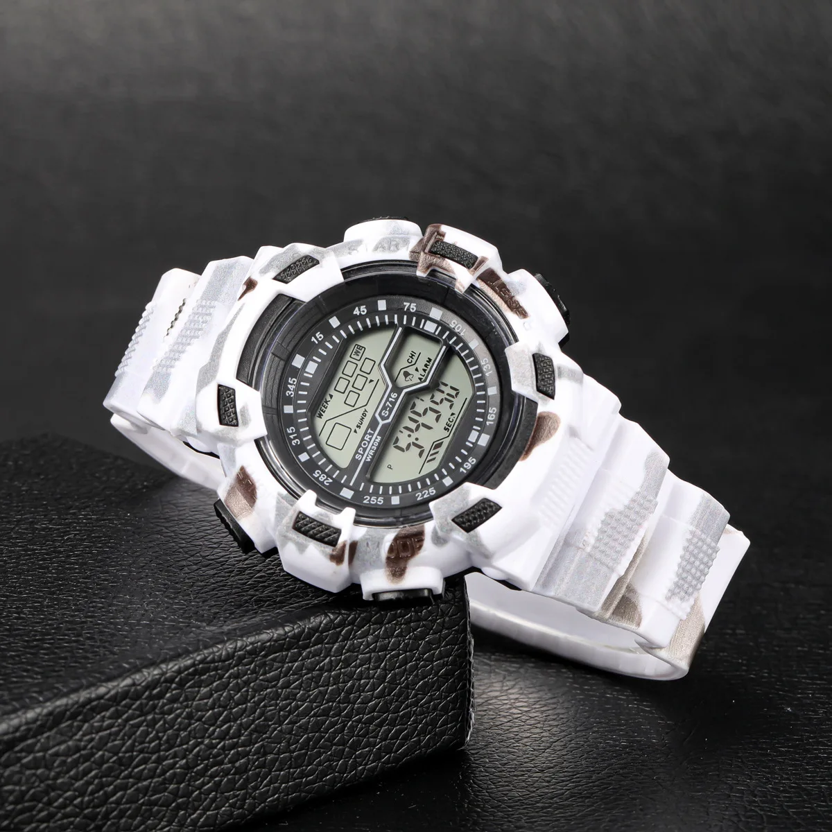 YIKAZE-Relojes de pulsera digitales multifunción para hombre, reloj deportivo militar, cronógrafo luminoso, resistente al agua