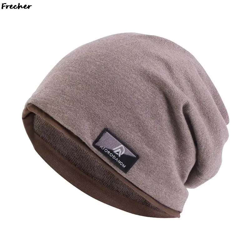 Zimowe luźne kapelusiki dziecięce modne męskie ciepłe czapka beanie luźne nakrycia głowy Hip Hop wiosna ciepły zamsz Casual Gorras