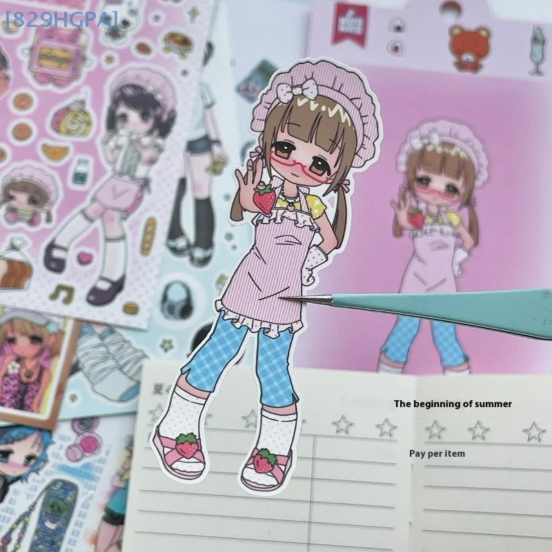 【HGPA】1 Arkusz Millennium Anime Story Naklejki do Dekoracji Telefonu DIY Kawaii Postacie Scrapbooking Naklejki Dekoracyjne Artykuły Papiernicze