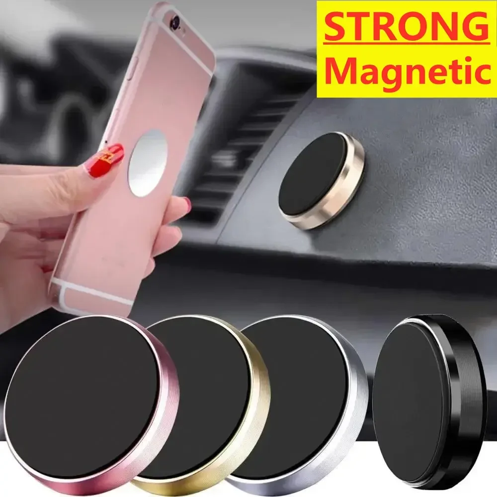 

Magnetic Phone Car Holder Stand Universal Magnetic Mount Bracket Stick on Car Dashboard Wall for iPhone Samsung Xiaomi Huawei