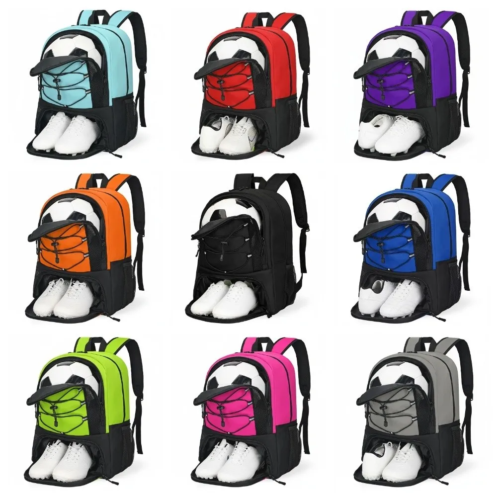 

Баскетбольный рюкзак большой емкости с отделением для мячей и отделением для обуви Спортивная сумка Водостойкая дышащая баскетбольная сумка