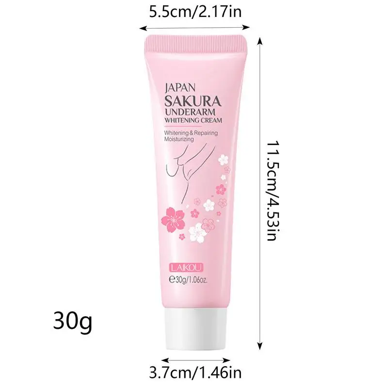 Body Whitening Cream Removing Deposited Melanin Lighten Underarm Knee Thigh Inner Joint Dark Melanin Bleach Brighten Lotion