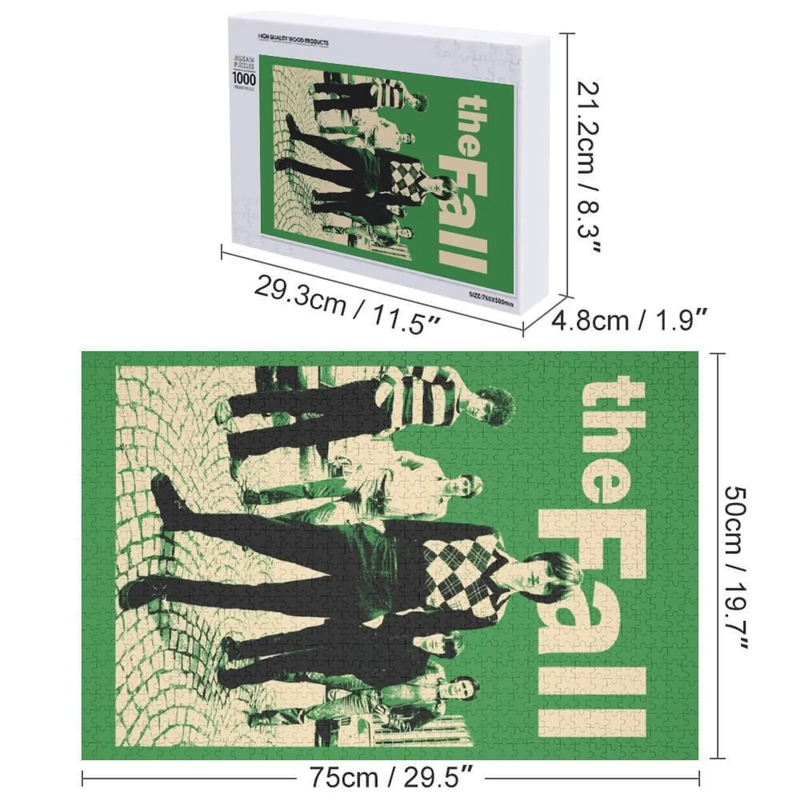 De herfst puzzel houten kisten aangepaste cadeaus voor kinderen aanpasbare cadeau aangepaste geschenken puzzel