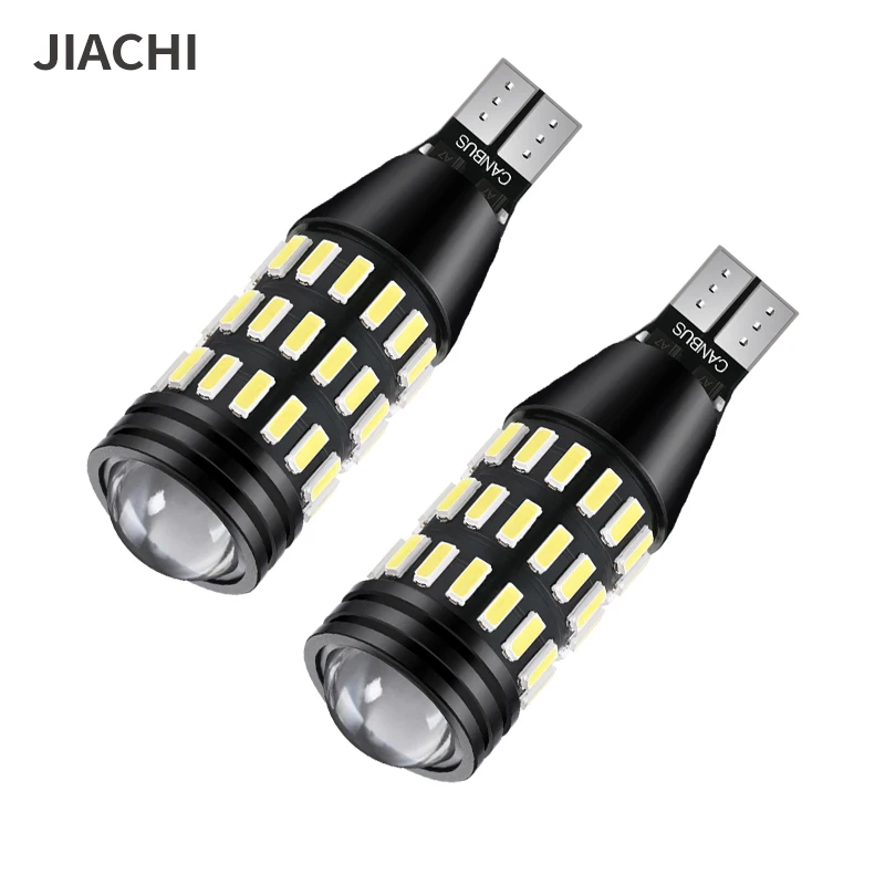 

JiaChi factory 10pcs Auto Car W16W 921 912 Led T15 Canbus Light Bulbs Turn Signal Brake Lamp 12-24v 4014chip 51smd 708LM 8W