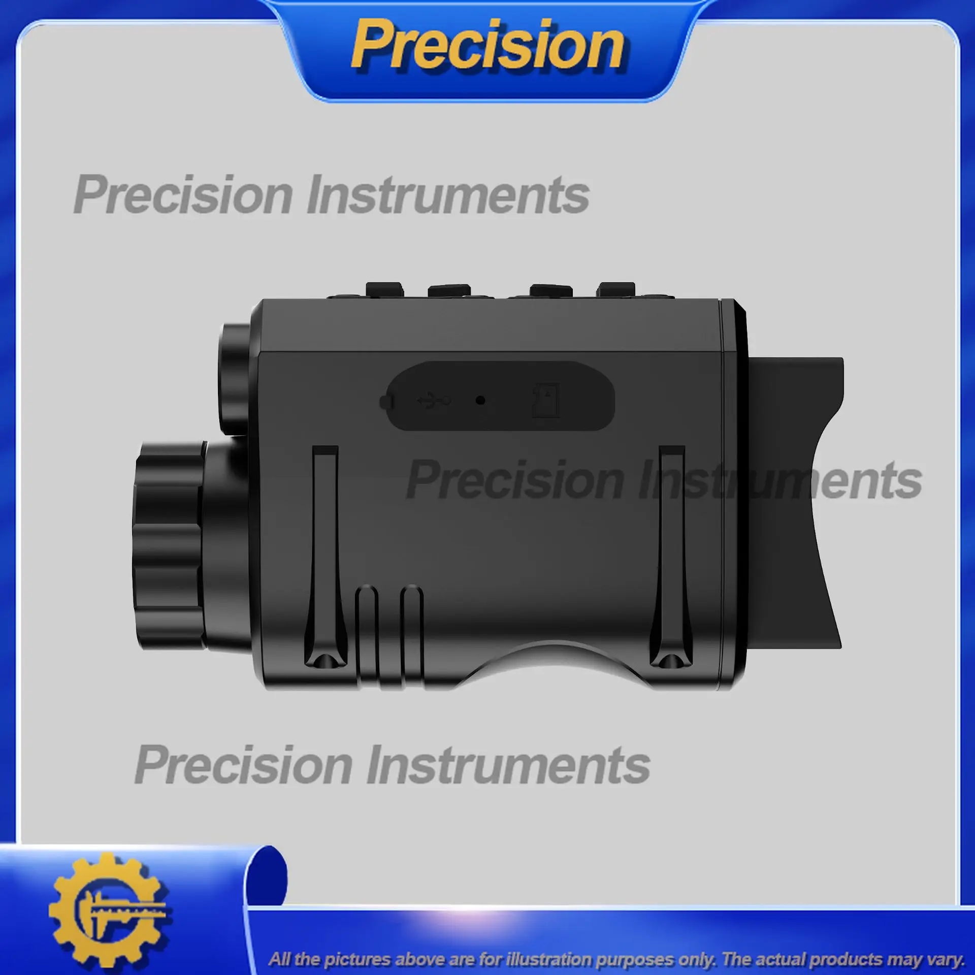 2026 Monocular Night Vision Telescope with Illumination Lamp 4K HD Outdoor Night Vision Scope for Wildlife Observation and