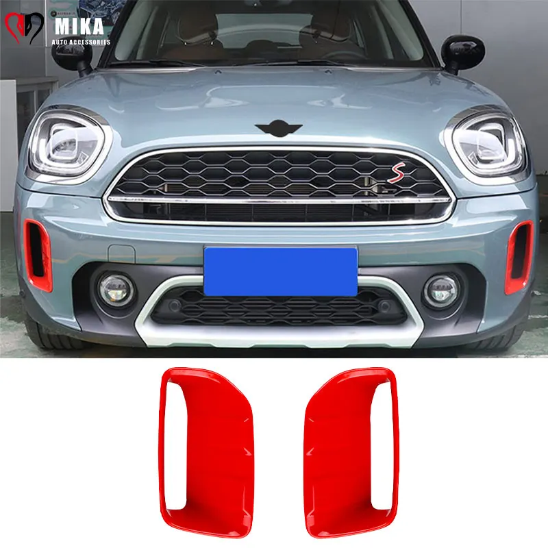 

Front Grille Air Inlet Outlet Case Stickers For Mini Cooper F60 Countryman 2022 Decoration Exterior Decal Frame Accessories