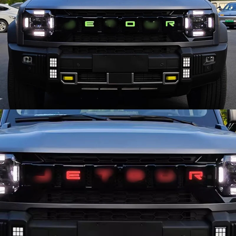 

Автомобильная сменная пленка для колес и бровей, подходящая для JETOUR Traveler T2 2023, Модифицированная радиаторная подсветка, фотодекоративная пленка