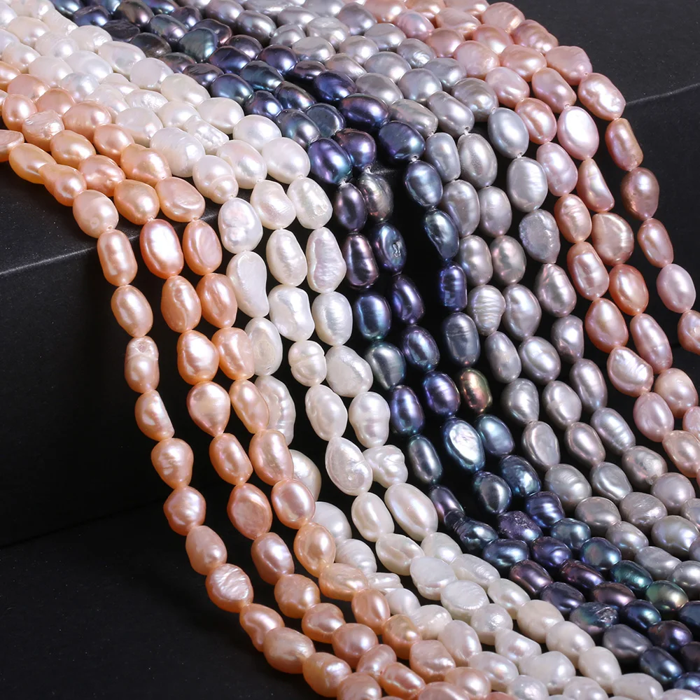 Multi-colored Irregularly Shaped Pearls Spacer Beads Natural Freshwater Pearls Beads for Jewelry Making DIY Necklace Accessories