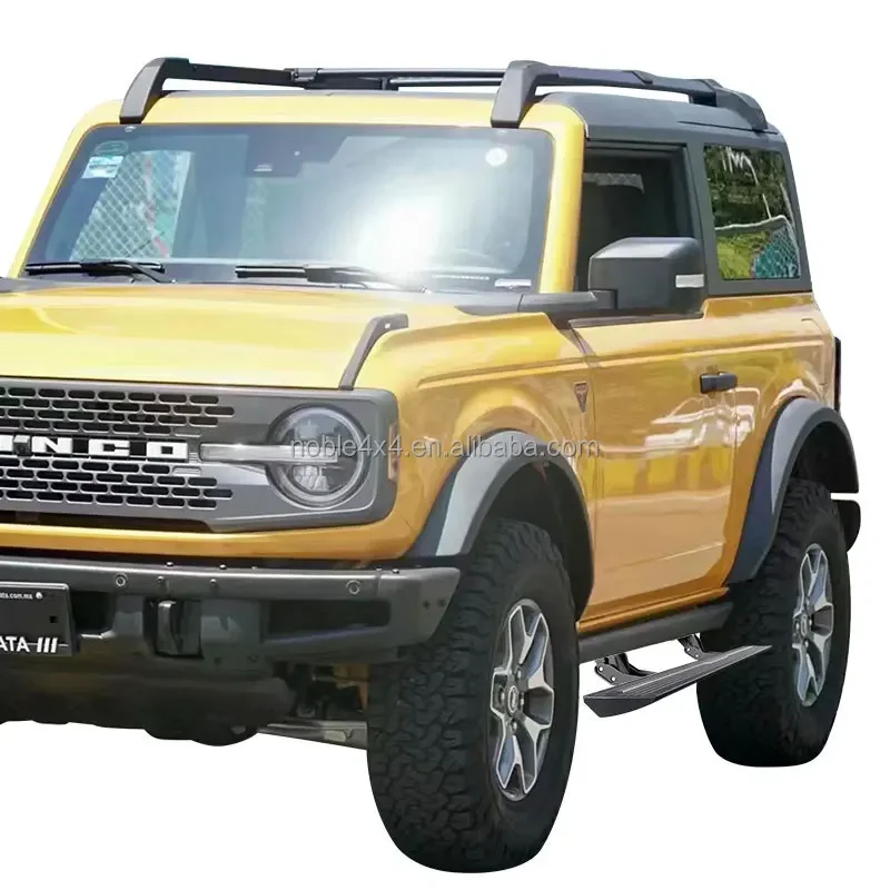 Aluminum Car Accessories Water Proof Motor Power Steps SUV Off-Road Electric Side Steps for Ford Bronco 2 doors 2012