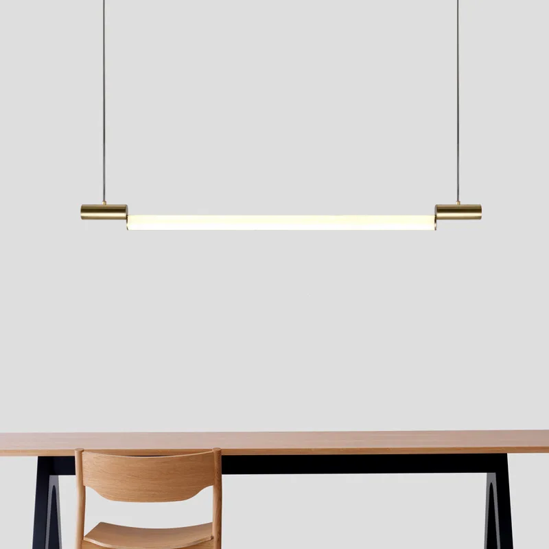 Nordic designer's LED pendant light dining room study office clothing store coffee shop simple modern staggered pendant light