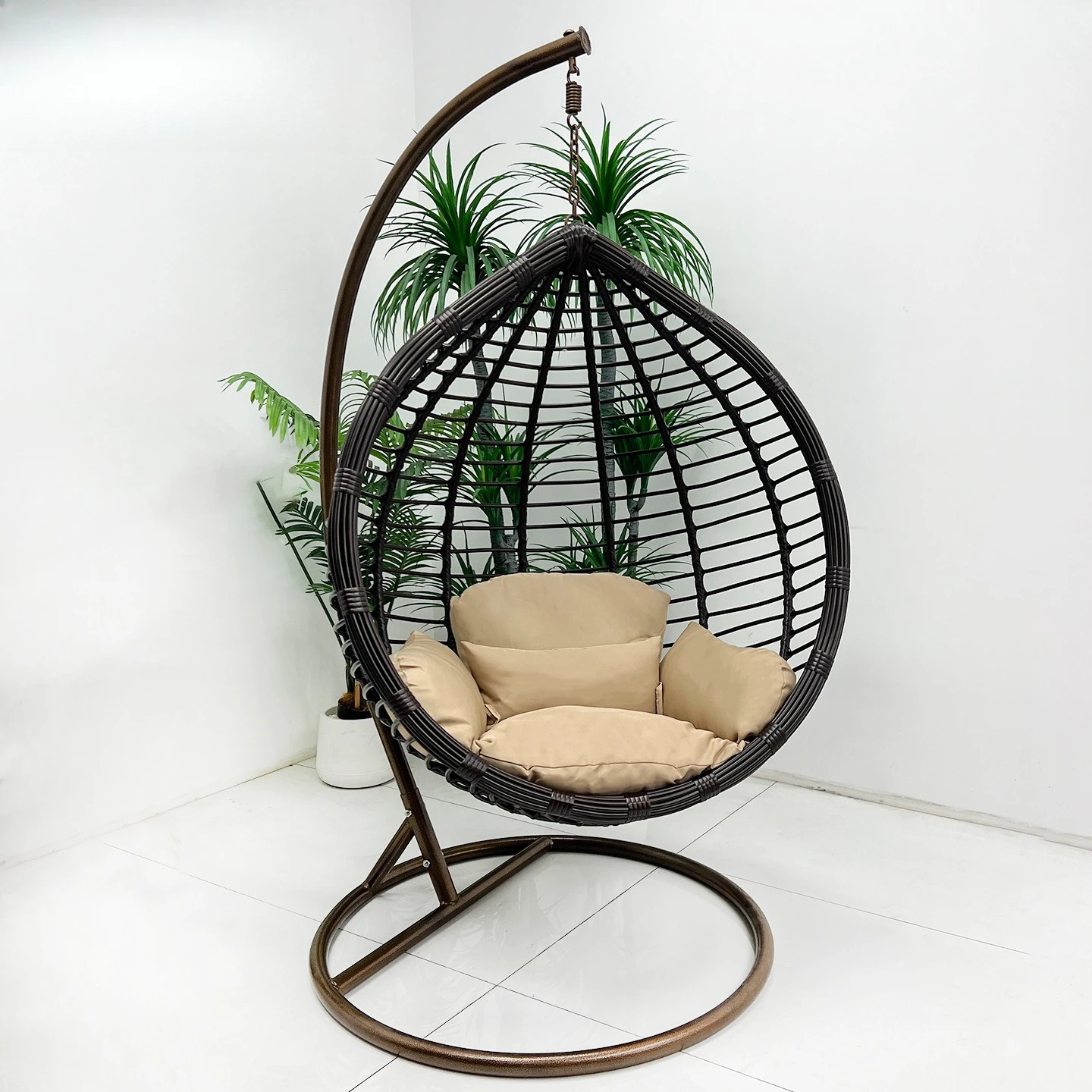 Leisure Villa Balcony Waterproof Sunscreen B & B Lazy Bird's Nest Outdoor Resort Swing Chair