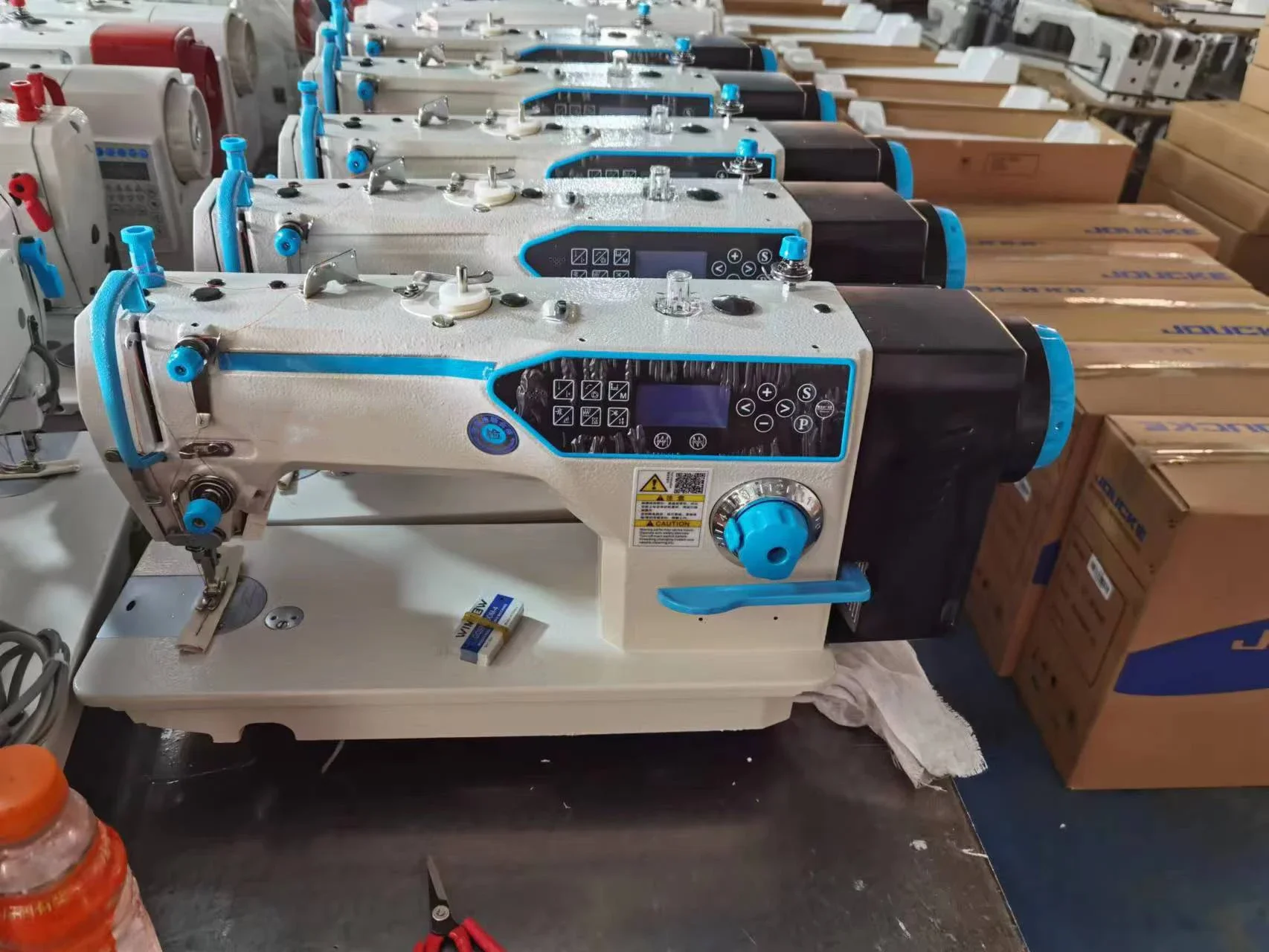 

l # for Computerized single needle lockstitch sewing machine auto thread cutting with Jack model with servo motor