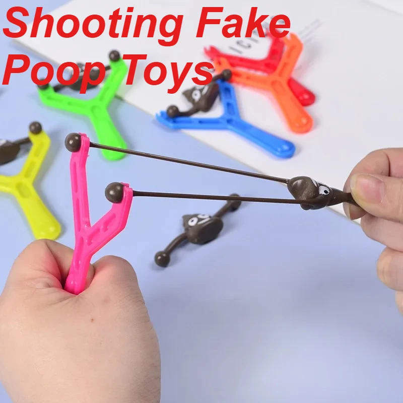 

Набор из 6 забавных красочных игрушек для стрельбы с поддельными какашками для детей, сумка для дня рождения, наполнитель Пиньята, подарки для вечеринок для мальчиков и девочек, поставки