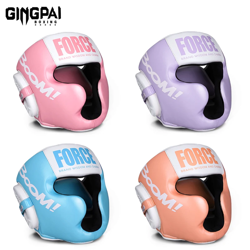 Kick Boxing Helmet Karate Muay Thai Guantes De Boxeo Free Fight Headgear MMA Head Guard Sanda Training Adults Kids Equipment