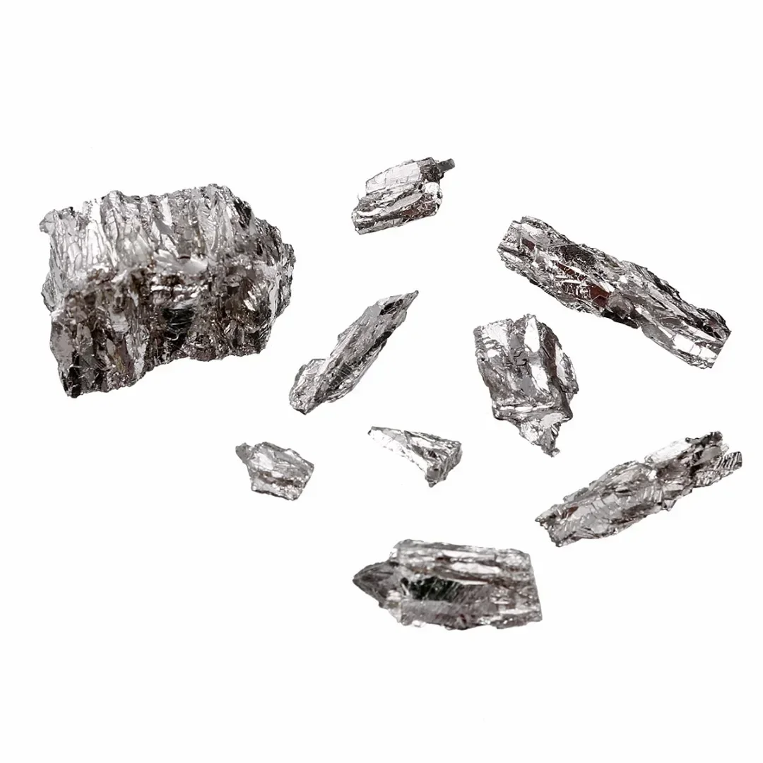 Bismuth metal pieces 99.99% - pure element 83 sample