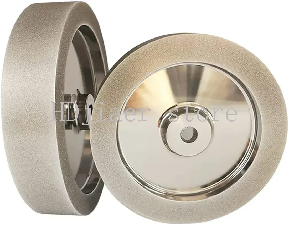 10 Inch CBN Grinding Wheel tormek T7、T8 System 250mm*50mm*12mm for Sharpening High-Speed Steel HSS Tools Right/Round Angle