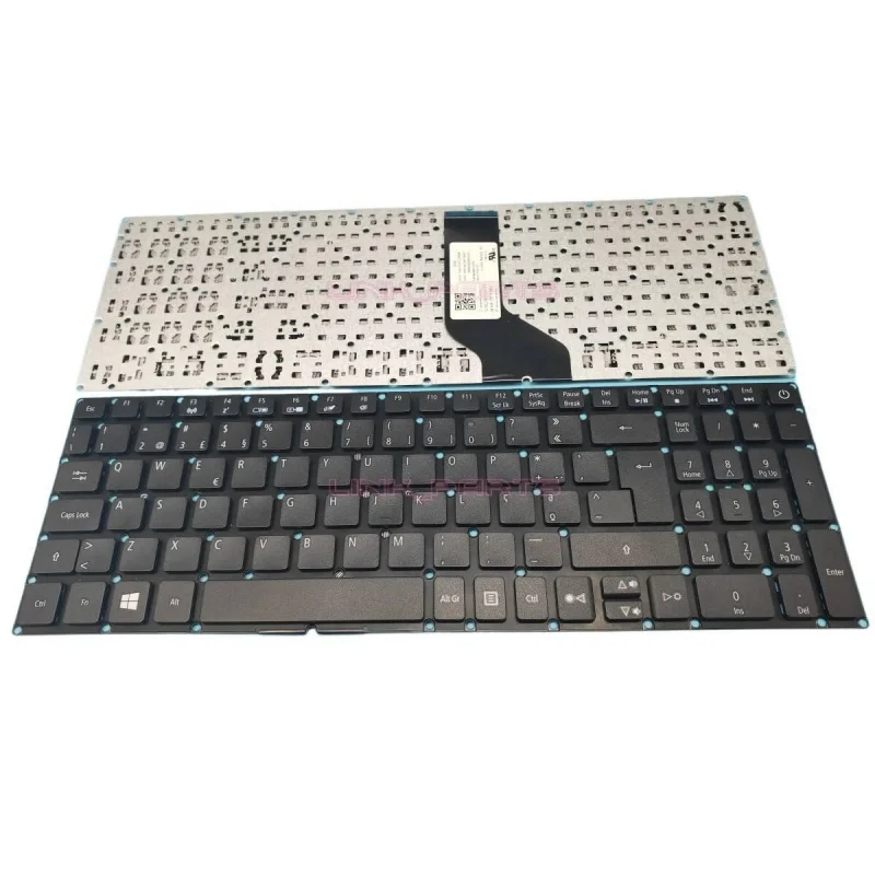 Nuevo teclado portugués brasileño sin retroiluminación para Acer Aspire ES1-572 F5-521 F5-522 F5-571, teclado para ordenador portátil